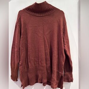 Eileen Fisher merino turtleneck sweater size large